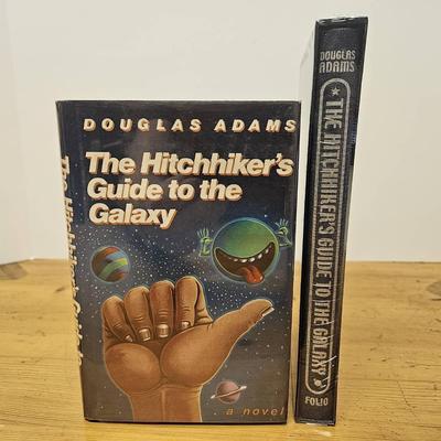 Douglas Adams The Hitchhikers Guide To The Galaxy 1980 First American Edition & Folio Society Sealed