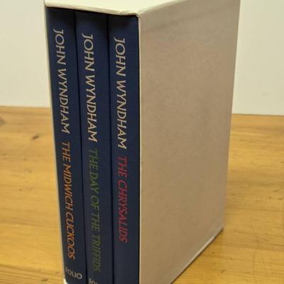 John Wydham Folio Society Trilogy Set