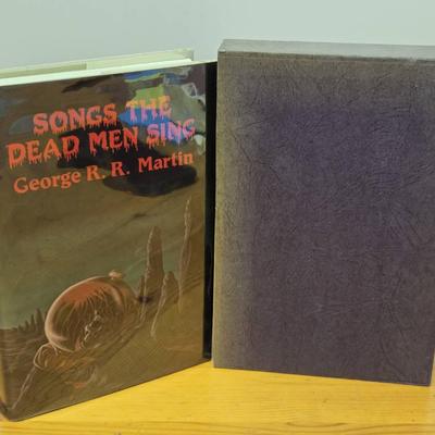 George R.R. Martin Signed Limited Songs The Dead Men Sing