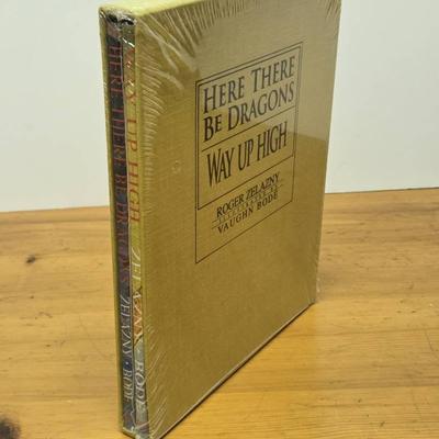 Roger Zelazny Signed Limited Sealed Here There Be Dragons