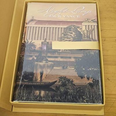 Jack Vance Underwood Booksnew Sealed  1996 Night Lamp Signed & Numbered Copy