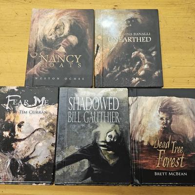 5 Signed & Numbered First Edition Delirium Books Publishing Horror Stories