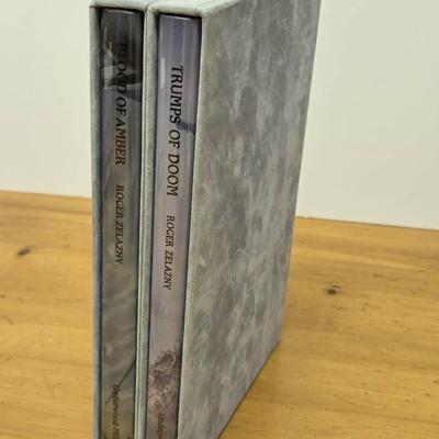 Roger Zelazny Signed Limited Blood Of Amber & Trumps Of Doom