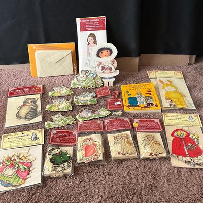 Assorted Paper Dolls & Accessories