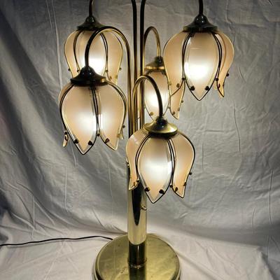 Anthony California Hollywood Lotus Table Lamp #1