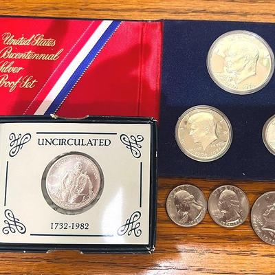 Bicentennial Coins- Proof Set, George Washington And More