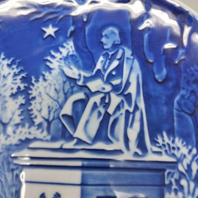 Copenhagen Porcelain Winter Scene Plates 