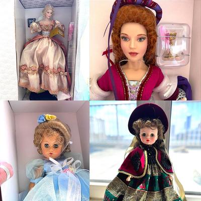 Foursome Of Madame Alex., Effanbee And (2) Franklin heritage 