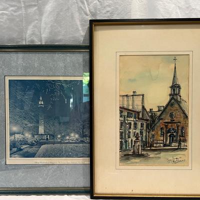 Baltimore's Washington Monument & Quebec's Notre Dame-des-Victoire