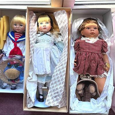 Five 18-20 Inch Dolls