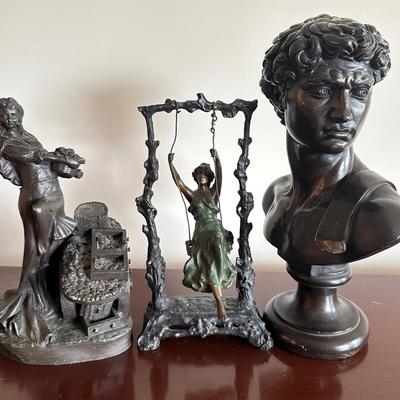 Collection of Bronze Sculptures