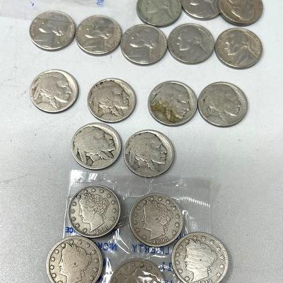 Five Cent Pieces From V To Indian Head To Modern Nickel