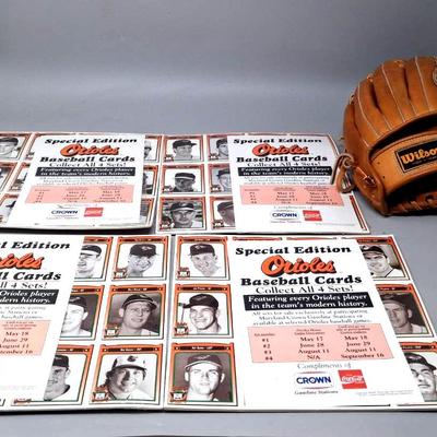 Vintage Orioles Gear & Mitt 