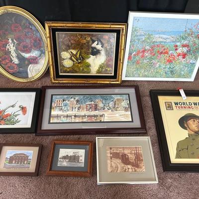 Assorted Framed Art