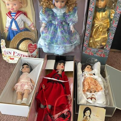 Six Dolls Of All Descriptions 