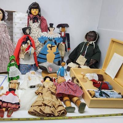 Antique And Vintage Wooden Dolls