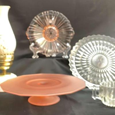 Dishes, Cake Stand And Lantern