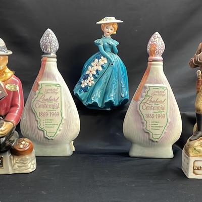 Vintage Decanters "People"