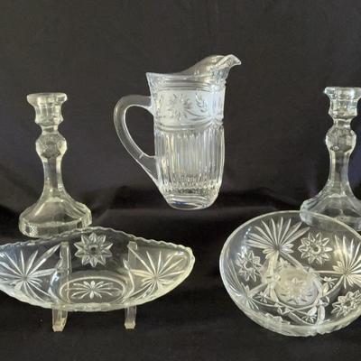 Beautiful Cut Glass Table Setting Pieces