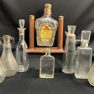 Vintage Clear Decanter’s