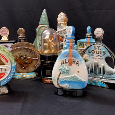 "Places" Vintage Decanters