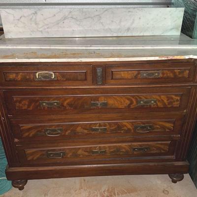 Dresser with Marble Top