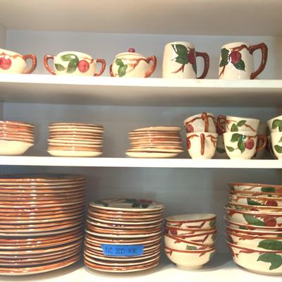 Franciscan Earthenware “Apple” Dishware, Made in England