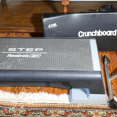Reebok Step, Battle Creek Pedlar,  and Excel Crunchboard Pad