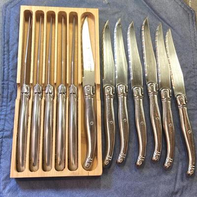 Sabatier Laguiole-style Steak Knives “The Bee” Cutlery Sets, 12 Pcs