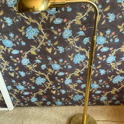 Chapman Style Adjustable Brass Pharmacy Apothecary Floor Lamp