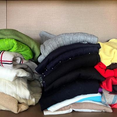 Ladies’ Sweaters - Various Brands and Fabrics, Mostly Medium - Large Lot