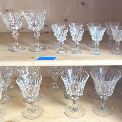 Baccarat Piccadilly Crystal Drinking Stemmed Glasses