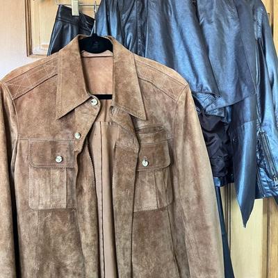 Leather Garments From Saks, Neiman’s Size 40/42, 3 Pcs - Vintage