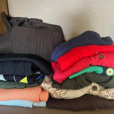 Knit Wear, Tanks, and Cardigans - Saks, Express, Etc - Sizes M-L Large Lot