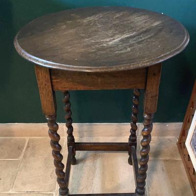 Antique Occasional Table- Spindle Legs