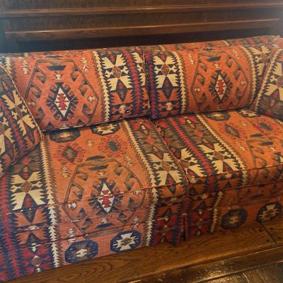 Southwestern Style Sofa - Custom Upholstery - Great Condition (1st)