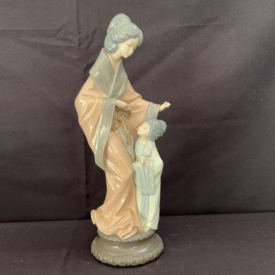 Nao By Lladro Figurine | Japanese Mother And Daughter #0279