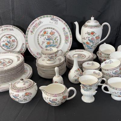Wedgwood Bone China Dinnerware Set | Kutani Crane | Made in England