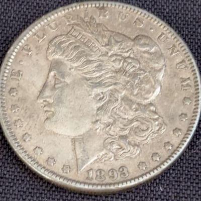 1893-O Morgan Silver Dollar | Semi-Key Date | New Orleans Mint