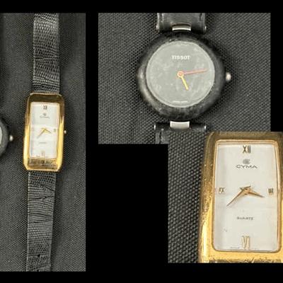 Tissot Rock Watch & Cyma 18K Gold Electroplated Watch | Swiss Made