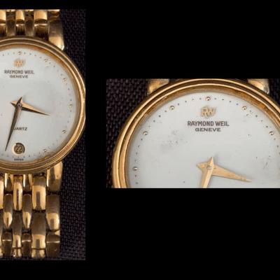 Raymond Weil Genève Quartz Watch – Gold-Tone with Date Window