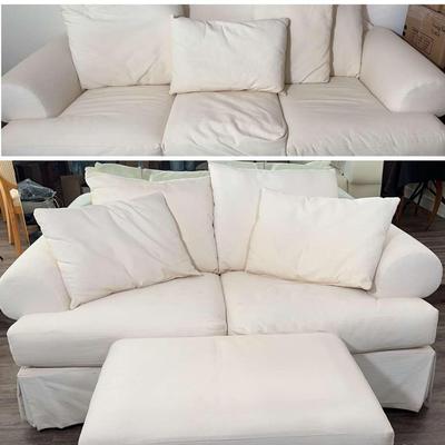 Bloomingdale’s Central Park Collection Sofa Set – 3-Cushion Sofa, 2-Cushion Sofa & Ottoman