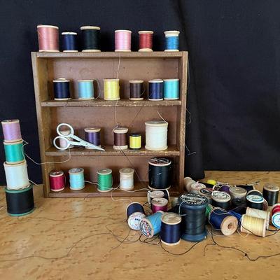 Vintage Thread & Display Shelf 