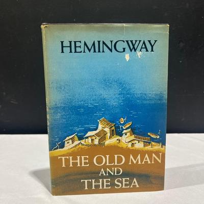 First Edition ~ Ernest Hemingway, “Old Man & The Sea” ~ Book Of The Month Edition 