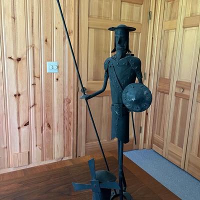 Don Quixote Metal Sculpture