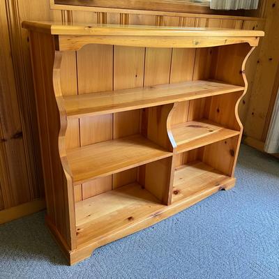 Vintage White Pine Bookshelf 