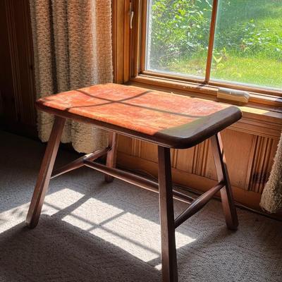 Vintage Hand Crafted Stool 