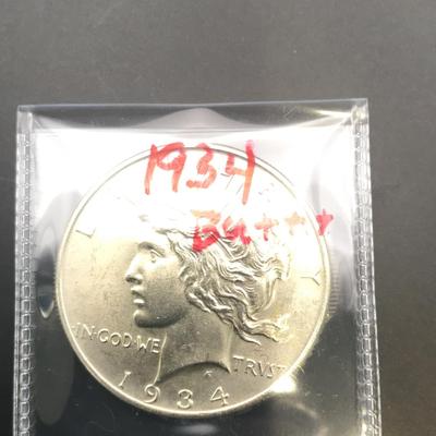 1934 Peace Dollar (B6)