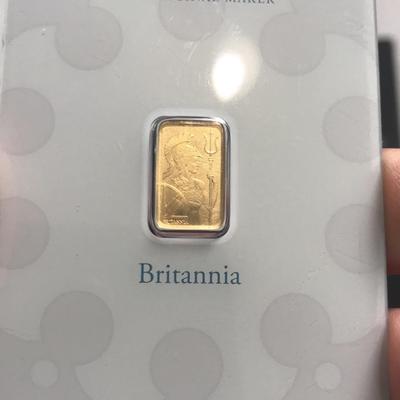 1 Gram Gold Bar (Royal Mint)