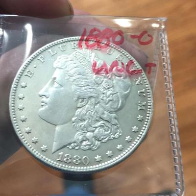 1880-O Morgan Silver Dollar (UNC)